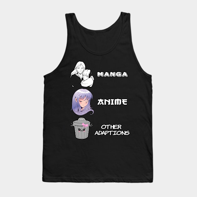 Weeaboo Trash Otaku Anime Meme Weeb Gifts Tank Top by Alex21